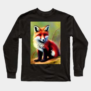 CUTE FOX CUB Long Sleeve T-Shirt